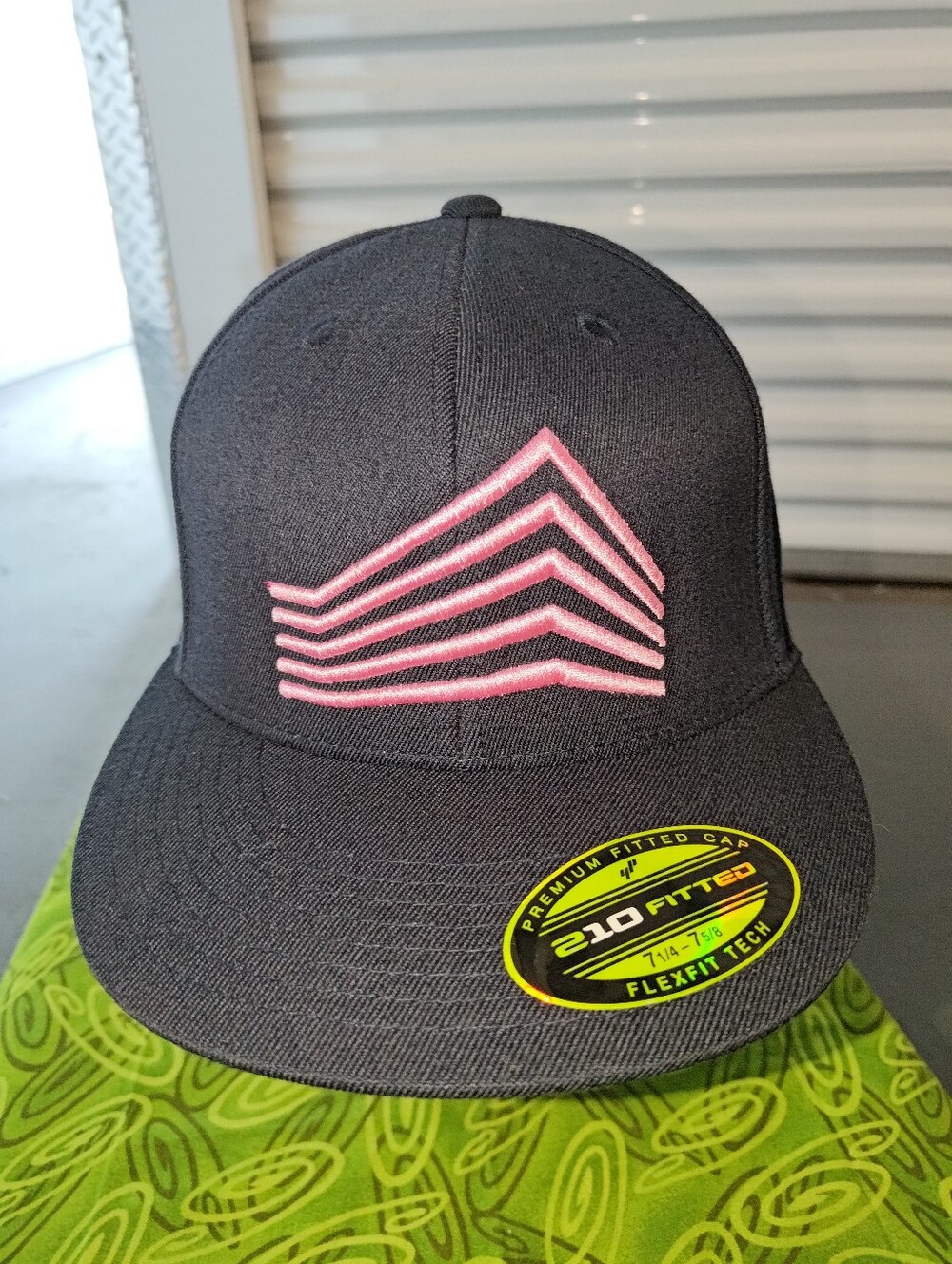 DLM Construction & Consulting Embroidered 210 Fitted Flex Fit Hat Cap L-XL